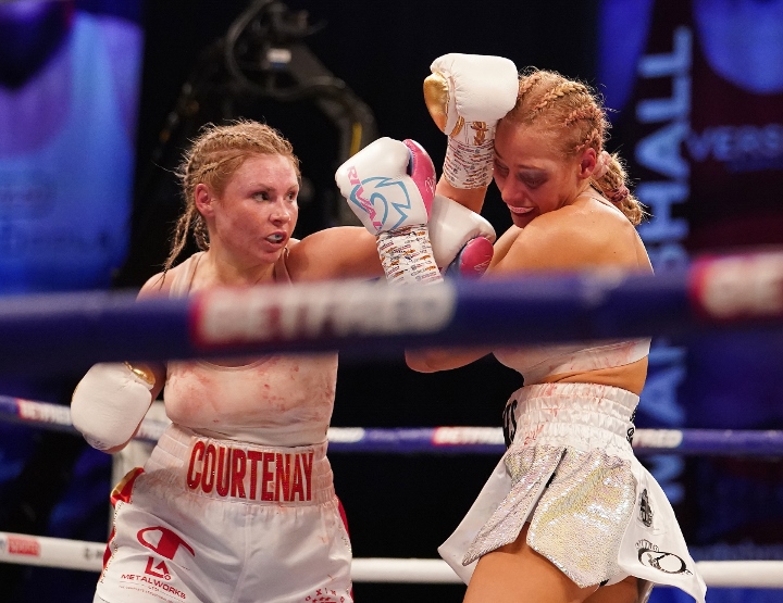 Photos Shannon Courtenay Beats Ebanie Bridges in FireFight For WBA